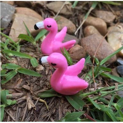 Miniatures - Terrariums - Fairy Garden - Animal_Pink Duck (2pcs)