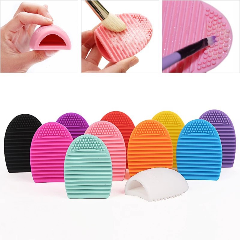 BRUSH EGG PAD PEMBERSIH KUAS MAKE UP