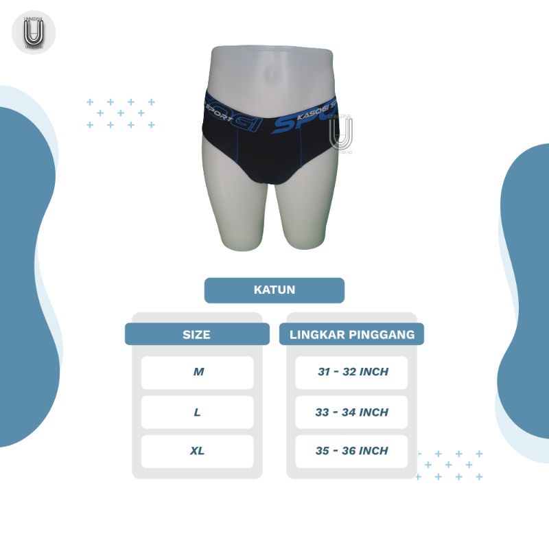 Sempak CD Dalaman Celana Dalam Kolor Pria Kasogi Sport Termurah Kualitas Premium By Universalunderwear