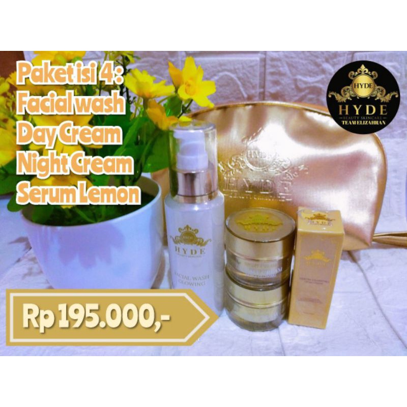 Hyde beauty skincare Facial Wash | Serum lemon | Night Cream | Day Cream