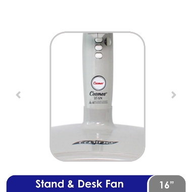 PROMO KIPAS ANGIN STAND FAN COSMOS 16 SN STAND &amp; DESK FAN