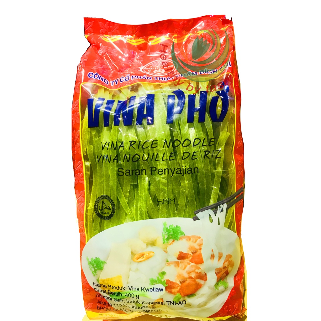 Vina Pho Rice Noodle Vietnam Vina Kwetiaw Mie Beras 400gr halal