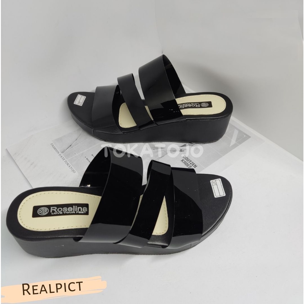 Sandal wedges wanita terbaru 2022 MIKA JELLY PREMIUM sandal wanita terbaru cassual fashion korea sandal wanita hak 5 cm terbaru di jamin realpict sandal wanita murmer