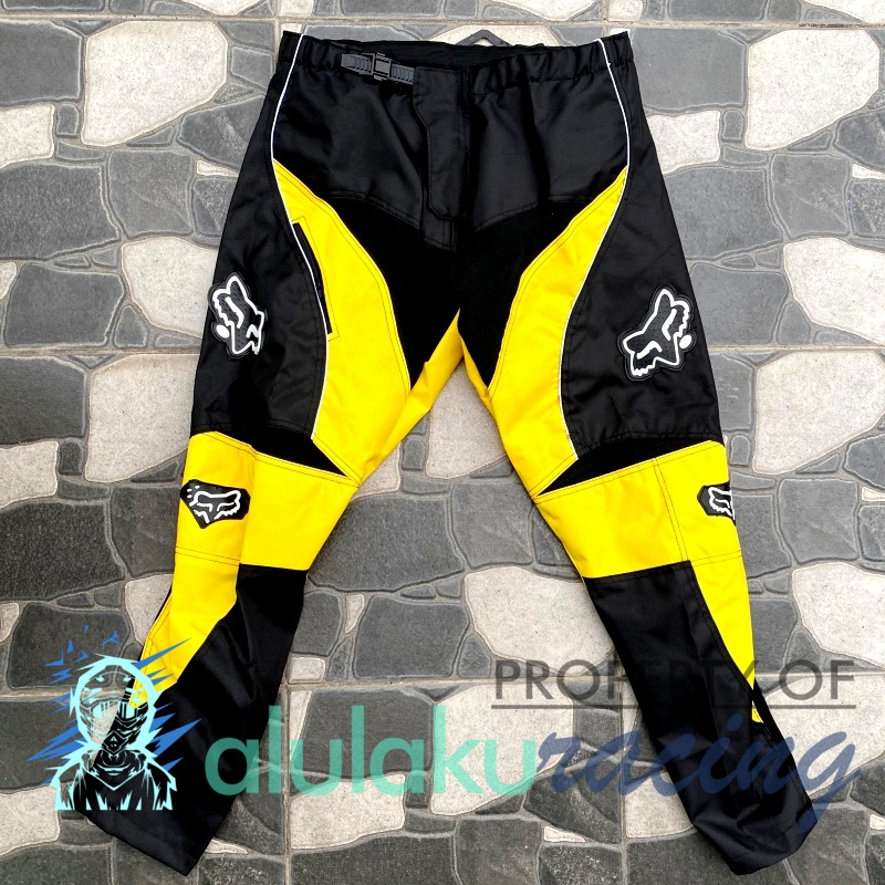 Jersey, Celana, Sarung Tangan &amp; Sepatu Fullprint with Protectors Fullset MX Trail Motocross - Paket Bundling FOCTFG191507-F47