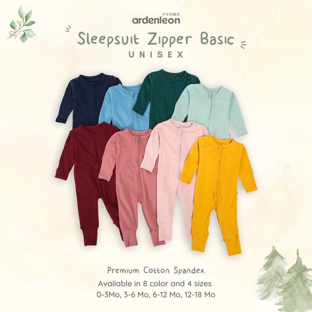 Ardenleon Sleepsuit Zeeper Basic / Baju Tidur Bayi