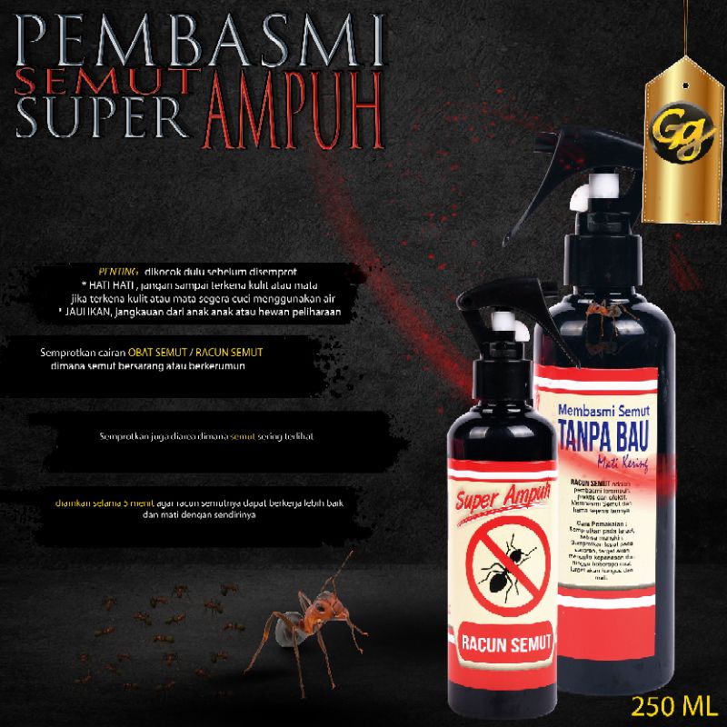 pembasmi semut/racun semut/cairan semut 250ml