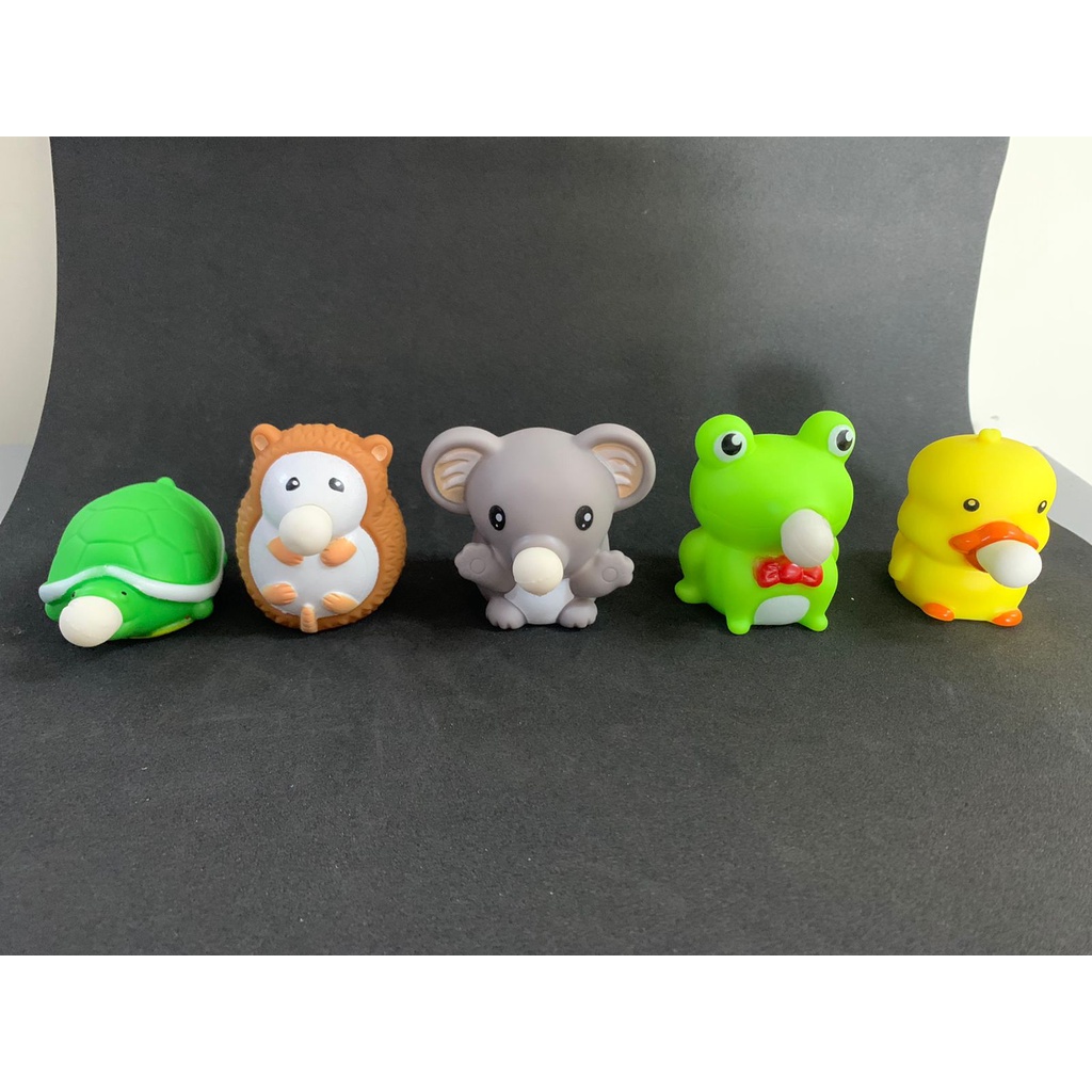 Pop It Karakter / Mainan Spit Bubble Pop It Squishy Karakter Karet Silikon/Mainan Duck / Mainan Bebe