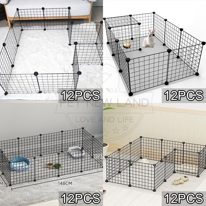 Kandang Kucing Anjing Pet Cage Pagar Besi DIY