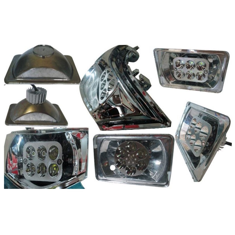 Lampu - Lampu Motor Bentuk Kotak 6 LED 6W - XFL-06