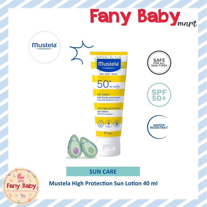 MUSTELA HIGH PROTECTION SUN LOTION 40ML SPF 50+