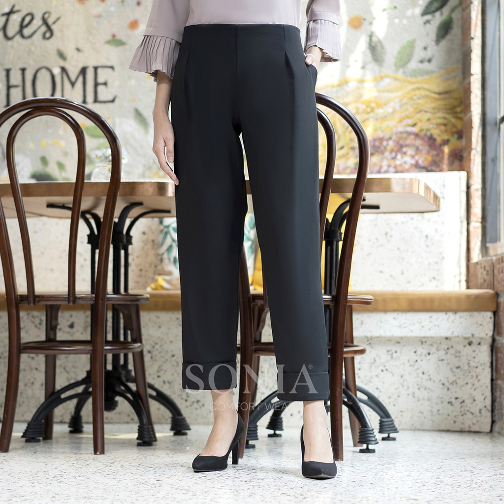 

Sonia - Nadia Pants / Celana Panjang Wanita by SONIA / Celana Kerja Wanita / Celana Bahan / C1497