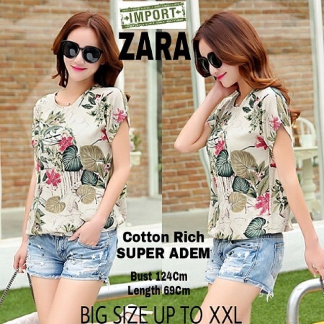 Zara Jumbo Painting Blouse