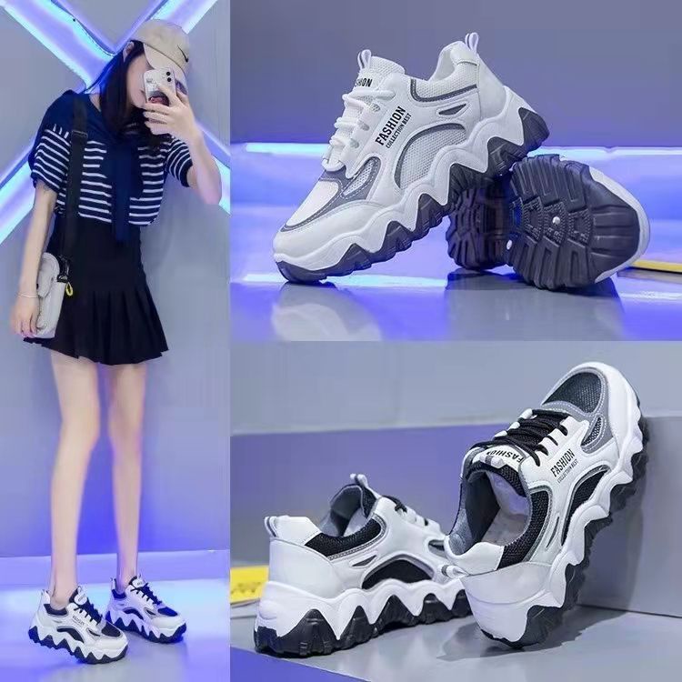 Free BOX Sepatu Sneaker Putih Wanita Import Premium Quality Sepatu Olahraga Sepatu Casual Sneakers Wanita Sport Shoes NS2054