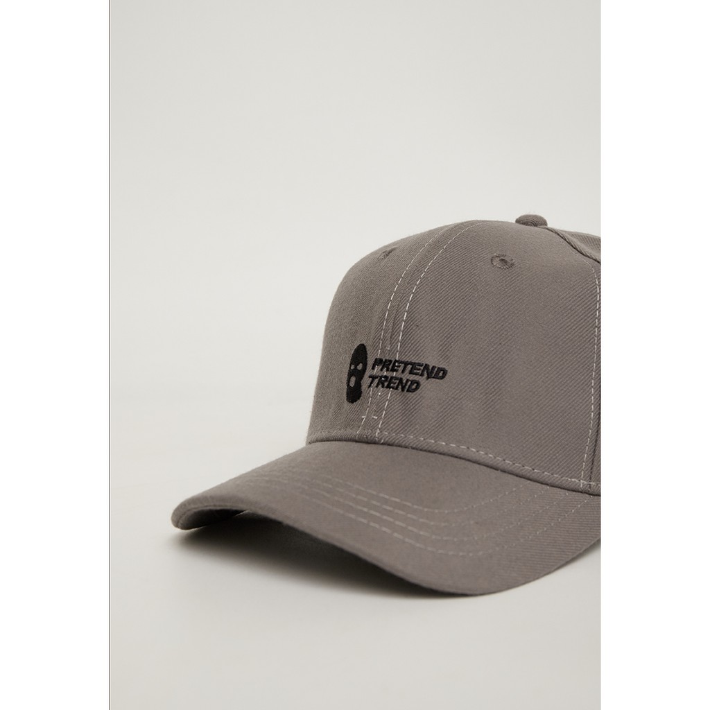 Topi Baseball Premium Capslock Club - Pretend Trend Grey