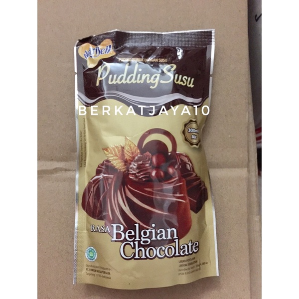 

Nutrijell Pudding Susu Belgian Chocolate 130gr Puding Coklat