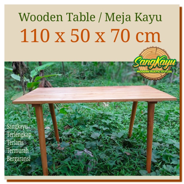 Meja kantor kayu Meja minimalis 110 x50 x70 cm, meja kerja wooden table meja komputer meja gaming meja kosmetik