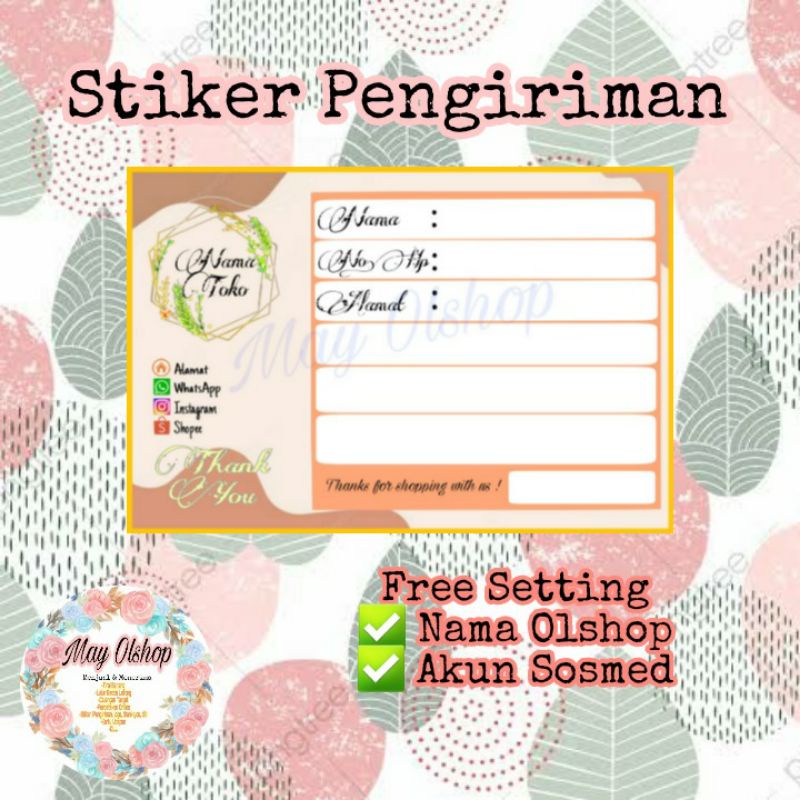 

STIKER PENGIRIMAN/ STIKER OLSHOP/ STIKER FRAGILE