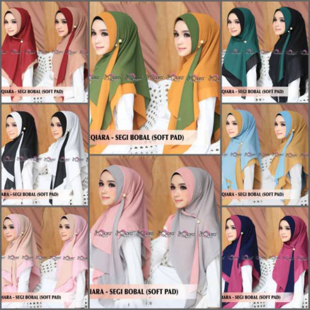 Hijab Segitiga Bebol Pet 2 Layer