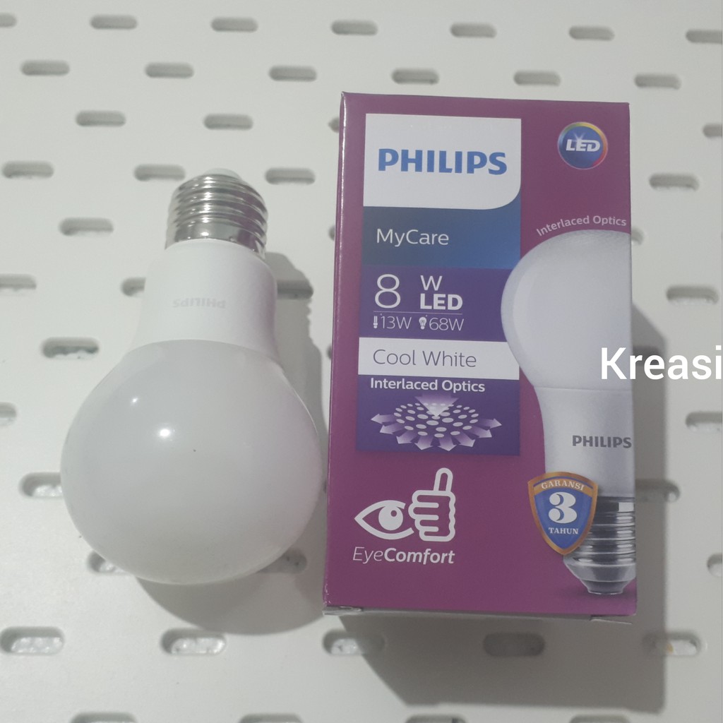 LAMPU LED PHILIPS MY CARE 8W / 8 WATT E27 - SEMI PUTIH