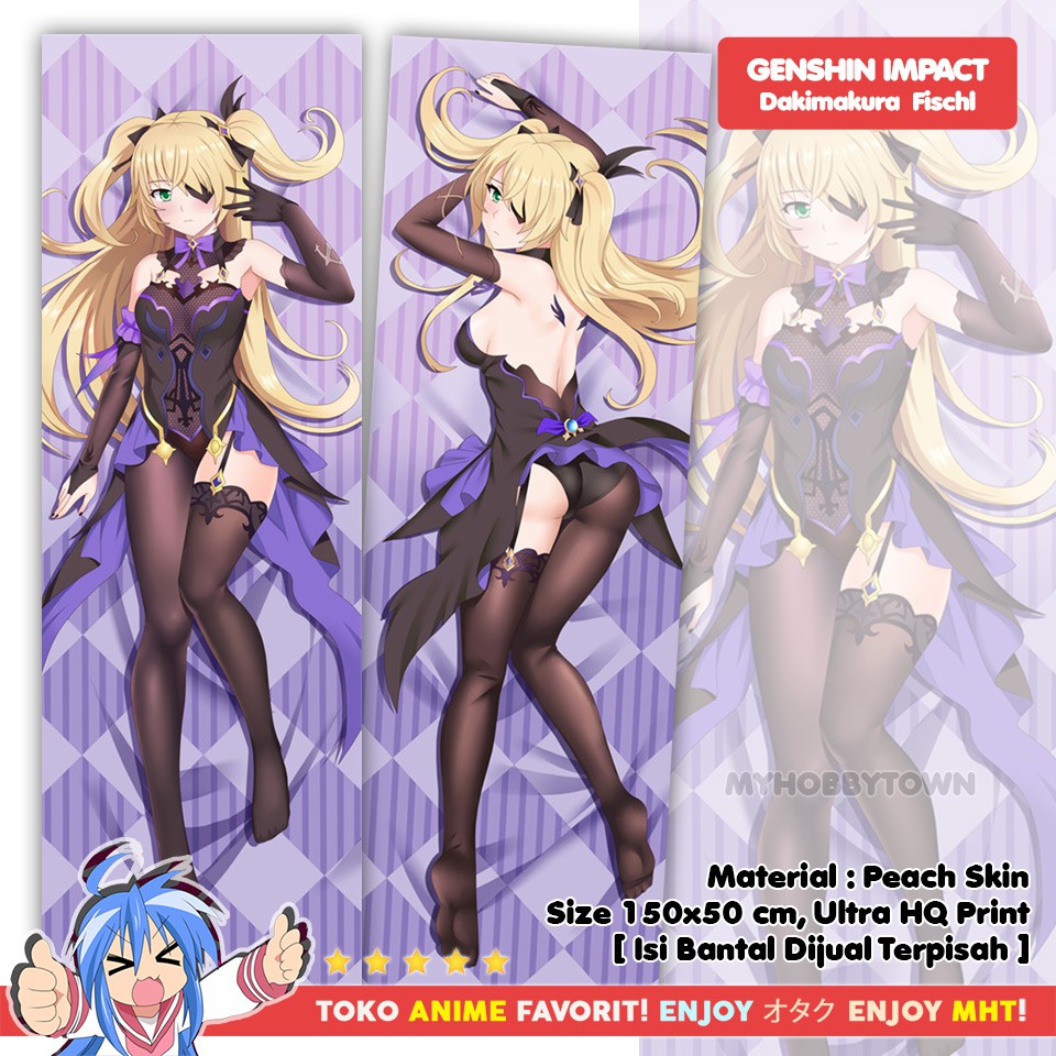 Sarung Bantal Anime Dakimakura Genshin Impact : Fischl