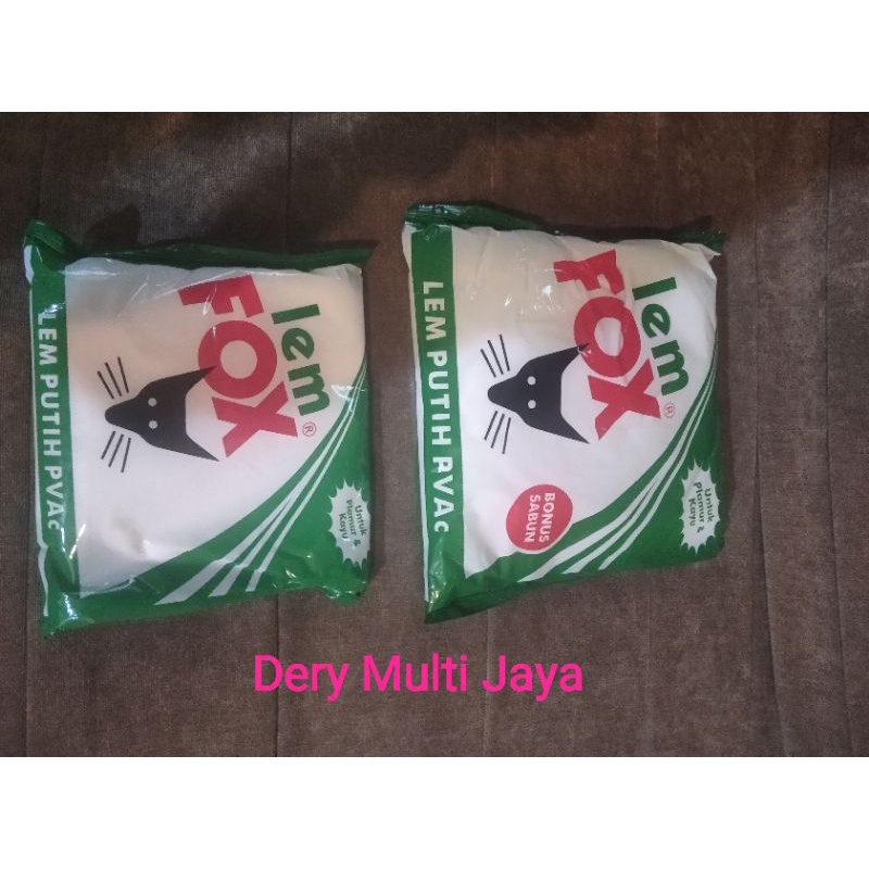 

lem kayu Fox PVAC hijau 700g dan 400 g