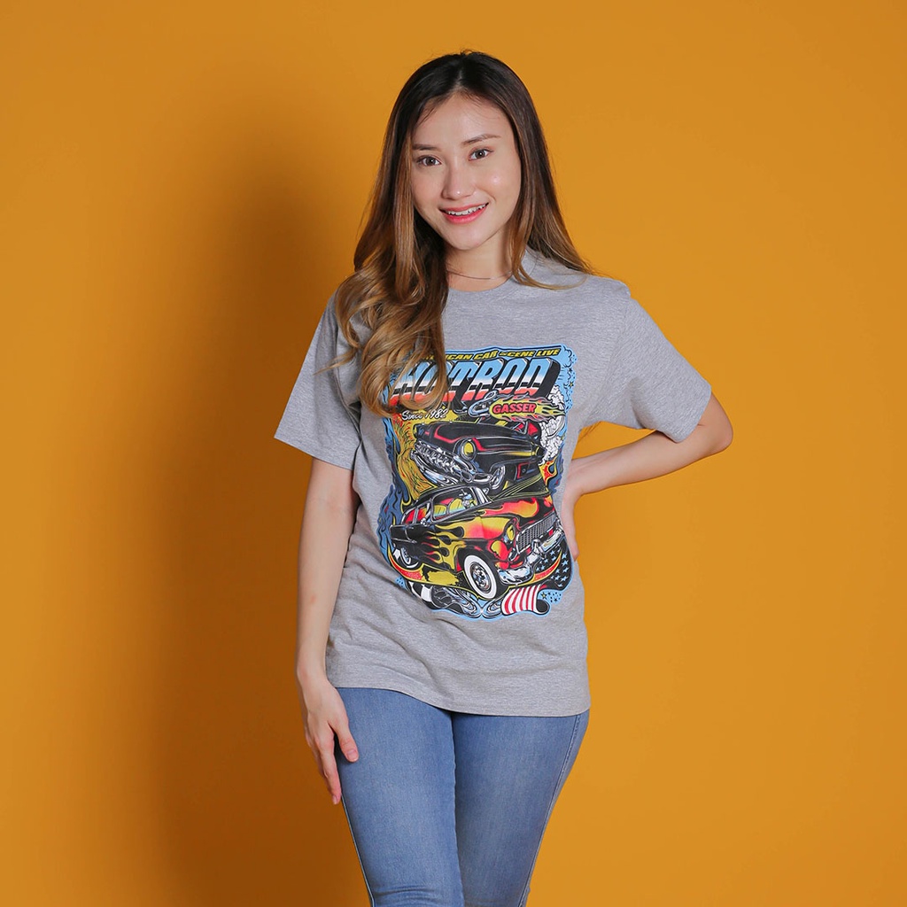 Kaos Distro Hotrod New States Apparel Premium Pria Dan Wanita