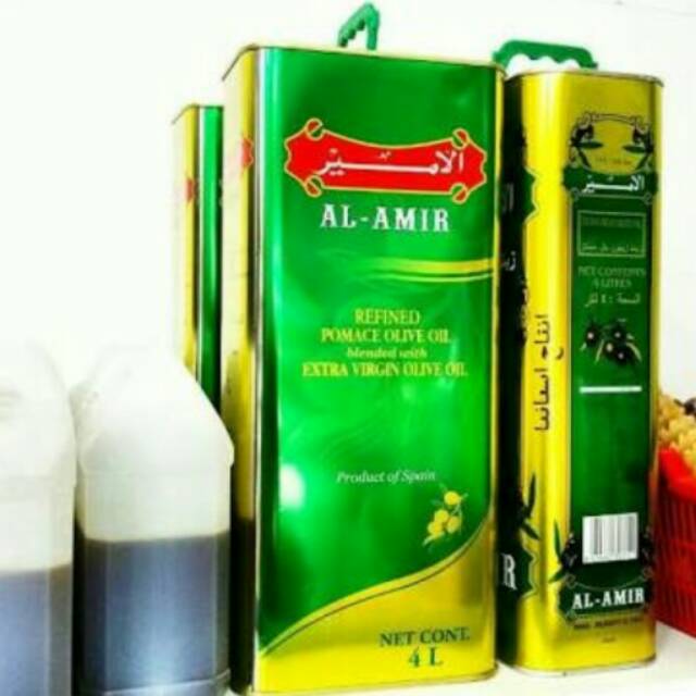 MINYAK ZAITUN EXTRA VIRGIN AL AMIR 4 LITER