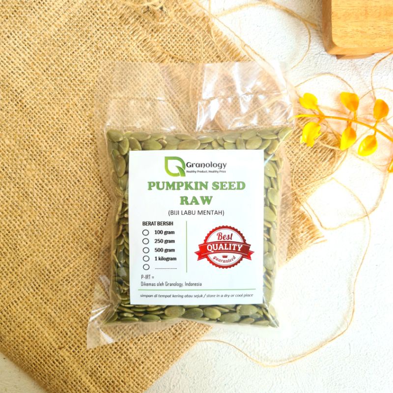 Biji Labu Mentah / Raw Pumpkin Seed - 250 gram