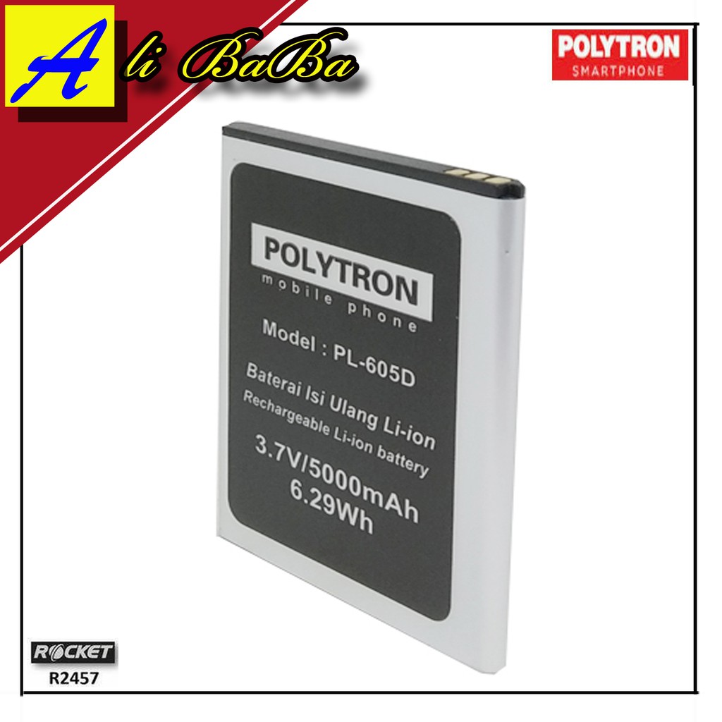 Baterai Handphone Polytron Rocket S2 R2457 Rocket S1 R2452 Pl Q5a Pl 605d Double Power Polytron Shopee Indonesia