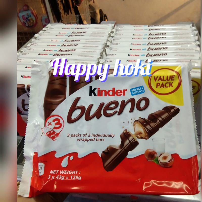 coklat kinderbueno / kinder bueno asli dari malaysia 3x43