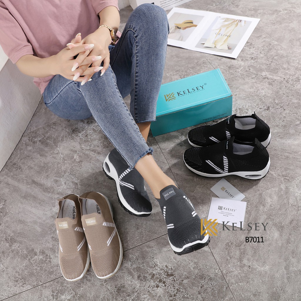 Kelsey Sepatu Sneakers Wanita Kelsey / Sepatu Kerja Anak Remaja Hingga Dewasa B7011