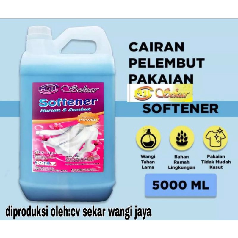 TERBARU SOFTENER/MOLTO 5 LITER PEWANGI PAKAIAN