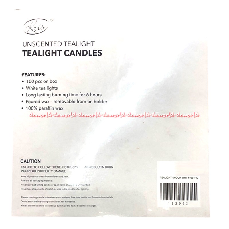 Kris Unscented White Tealight Candles Lilin Mangkok Warna Putih Candle Kandel Un Scented Arthome Tea Light Candle Art Home