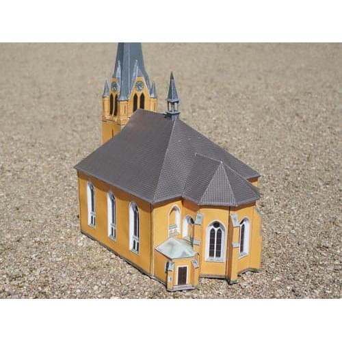 DIY Miniatur Papercraft Gereja Marienkirche