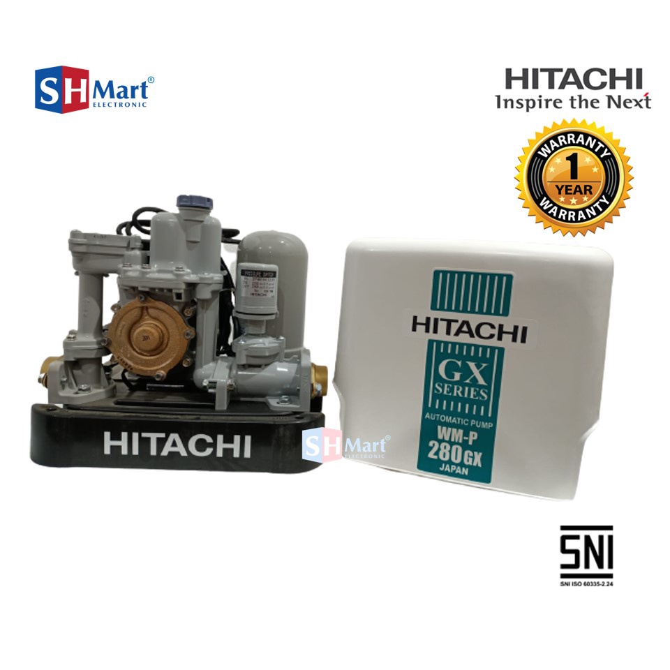 Pompa Hitachi Pendorong WMP280GX / WM-P280GX 280watt (KHUSUS MEDAN)