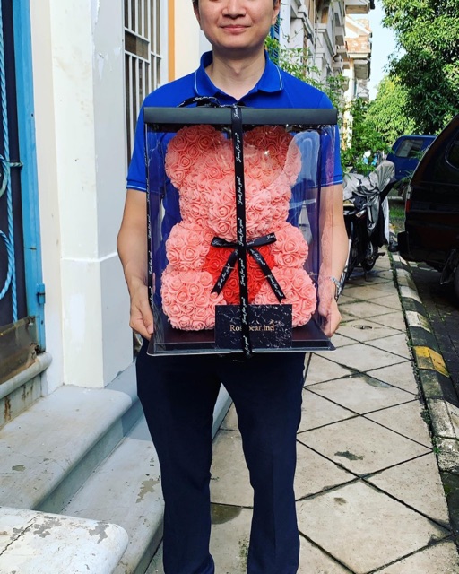 

Bunga- Pink Peach RoseBear - Hadiah ulang tahun