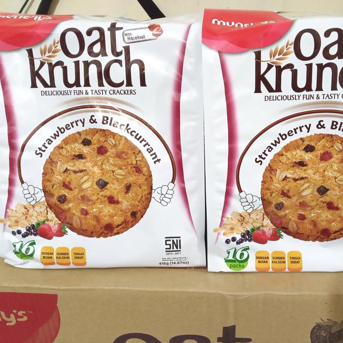 

Promo Awal tahun Oat Crunch Strawberry & Blakcurrant 416g/Munchys Oat Strawberry 416 gr Promo Awal tahun