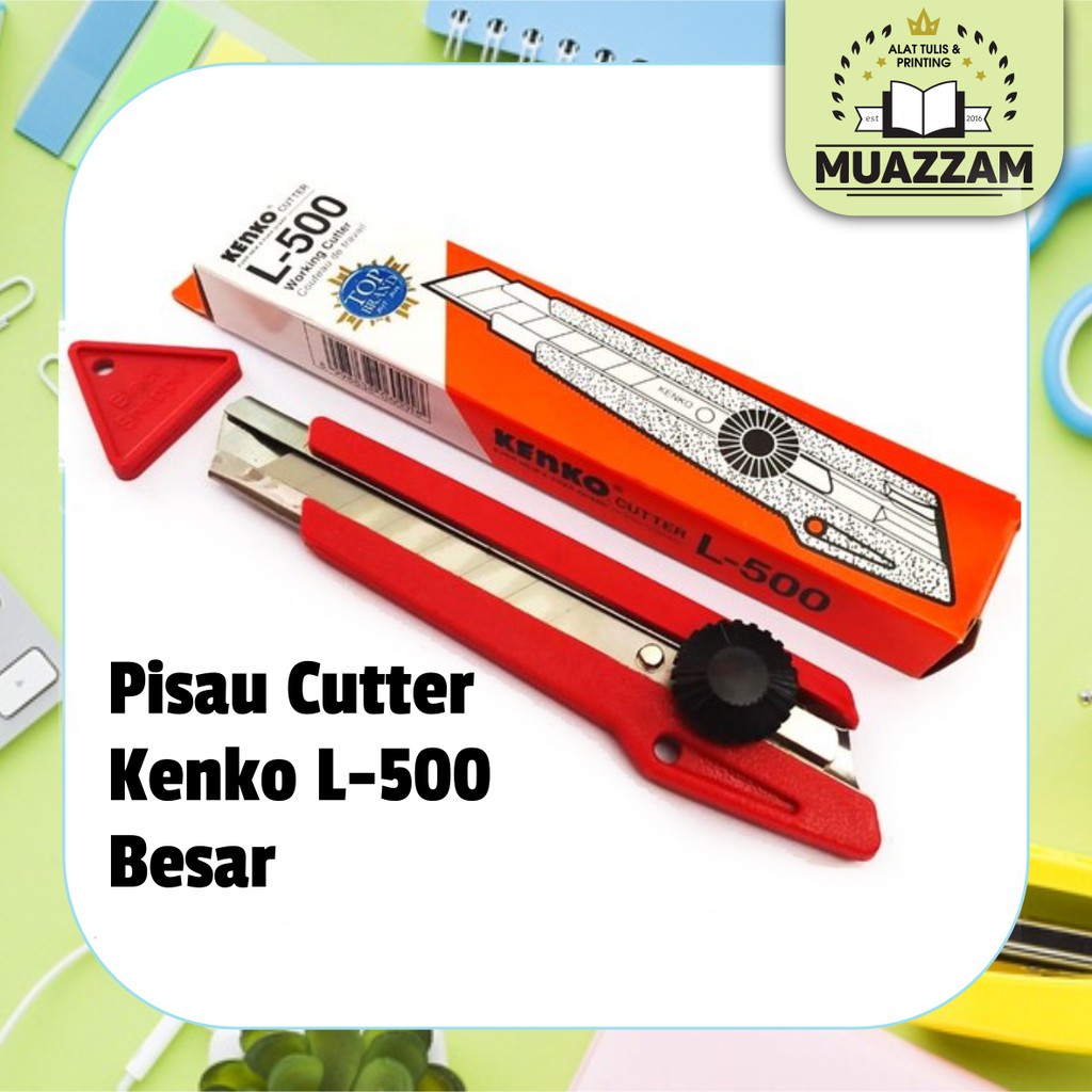 

Pisau Cutter Kenko L-500 Besar
