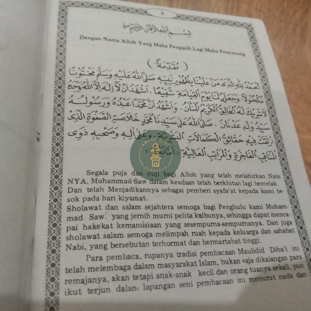 Maulid Diba' Arab Latin dan Terjemahnya - Karya Utama