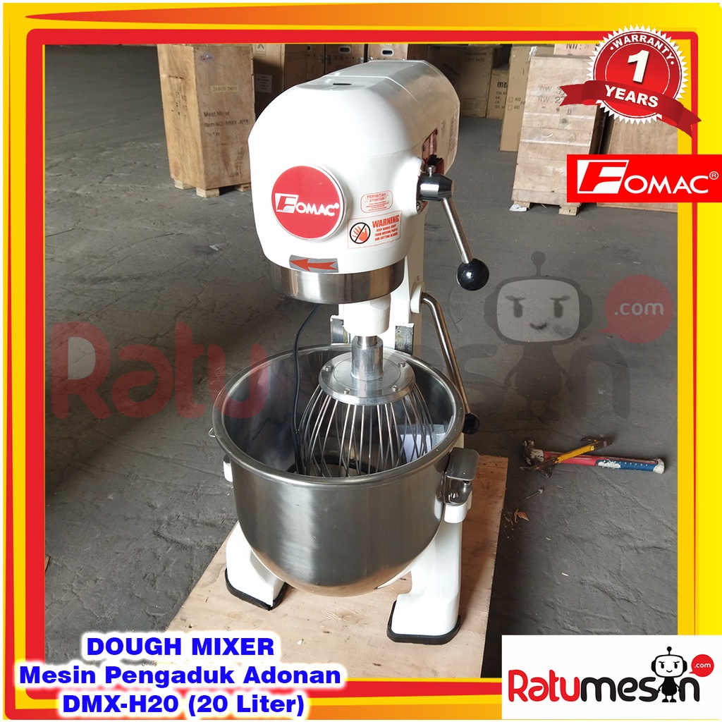 Planetary Mixer / Mesin Pengaduk Adonan 20 Liter DMX-H20 FOMAC