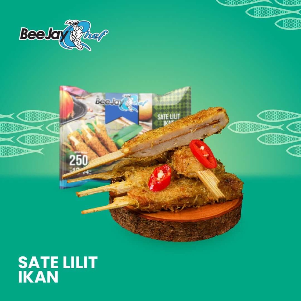 BeeJay Chef Sate Lilit Ikan 500 Gram Frozen Food