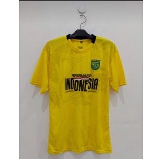 jersey latihan Persebaya for Indonesia 2022 / kaos training Persebaya Surabayap kuning / baju Bonek Bonita