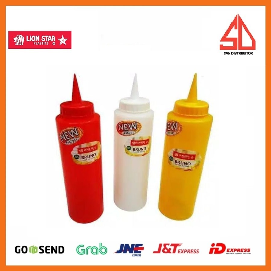 BRUNO SAUCE KEEPER 720ml Botol Saos TS-56 LION STAR TEMPAT MAYONICE