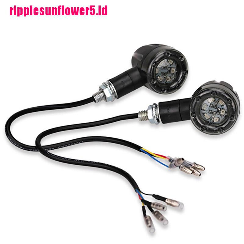 Lampu Indikator Sinyal Belok LED Sepeda Motor Amber +