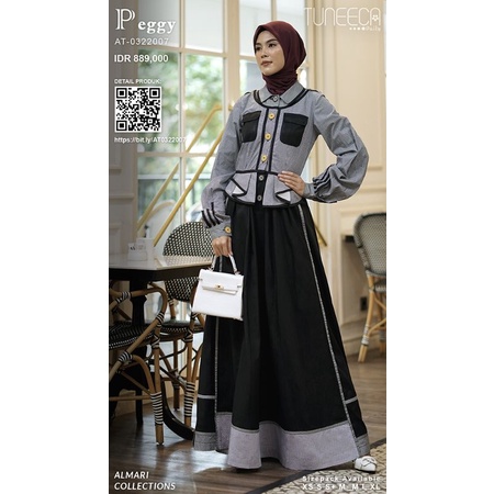 Almari Tuneeca AT-0322007 Charmaine Diskon Sale Promo Gamis Long Dress