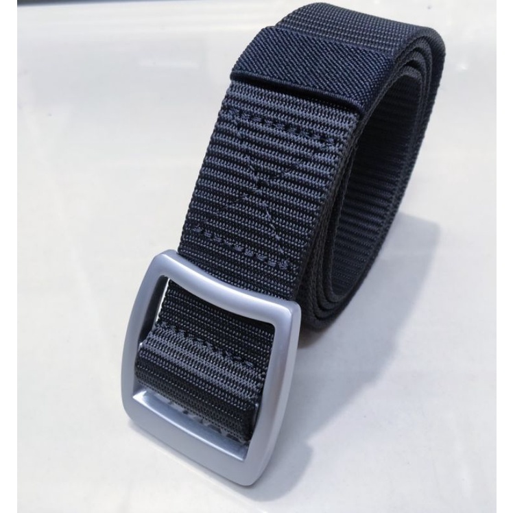 Ikat Pinggang Pria/Ikat Pinggang Kanvas/Ikat Pinggang Geser Besi Tebal/Ikat Pinggang Kanvas Impor