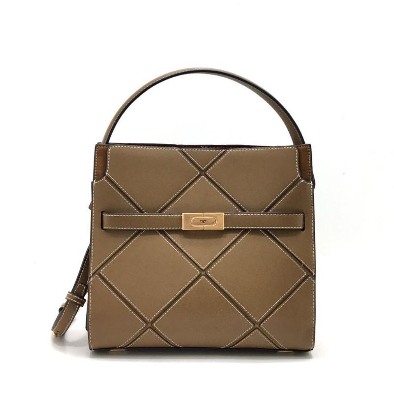 Tory Burch Lee Radziwill Woven Double Bag