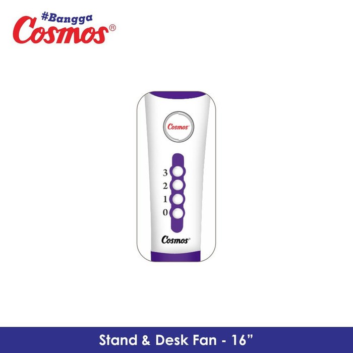 COSMOS Kipas Angin Stand Fan &amp; Desk  2in1 16&quot; / Kipas Angin Berdiri 16 inch 16 SEN - Garansi Resmi 1 Tahun