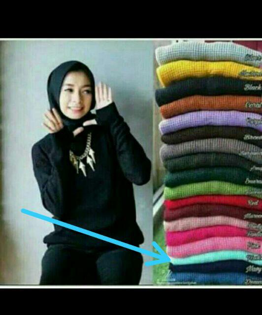 Tey-17 Batik Wanita Asj Sa Hrb026 Kenongo Kemeja Tosca Pendek