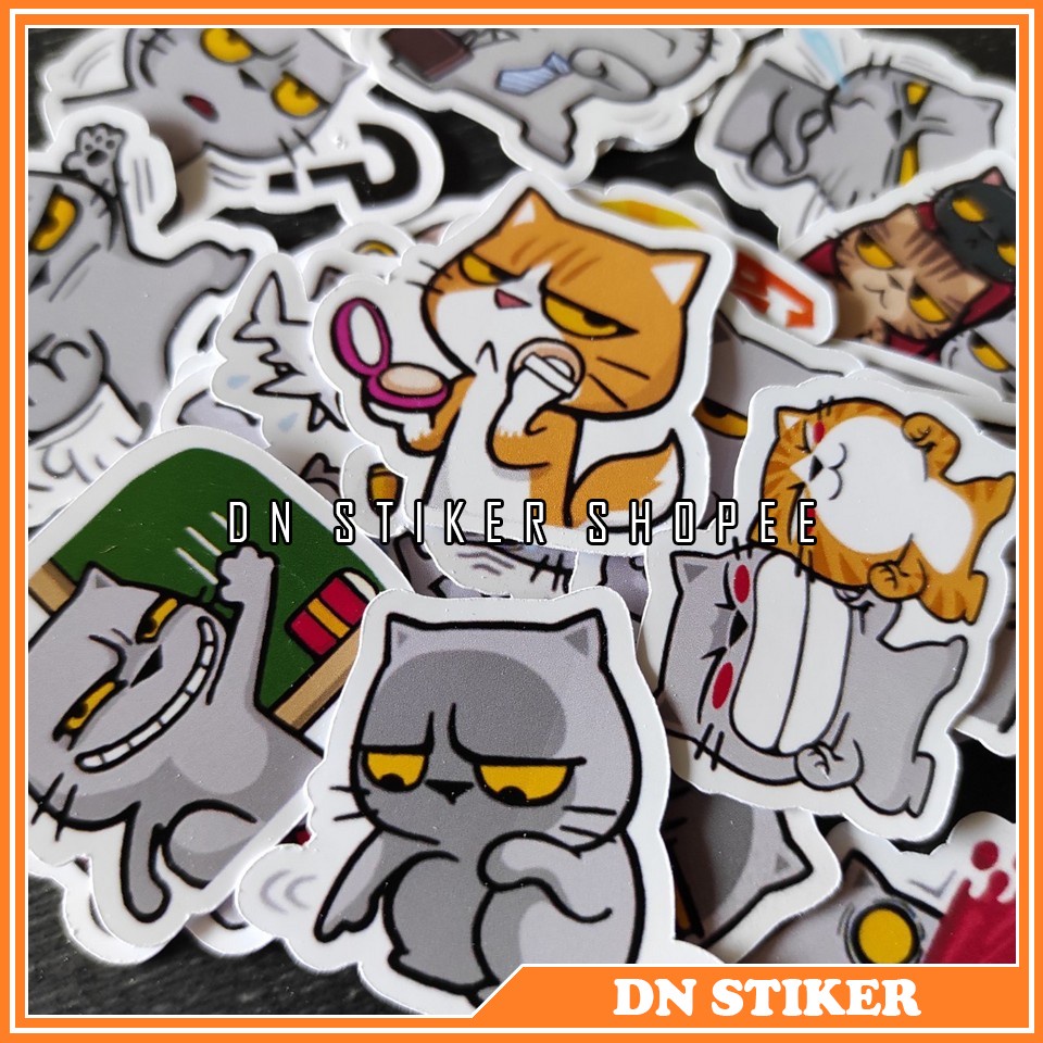 

stiker line Meow Zua zua Stiker kertas karakter line Meow Zua zua 27pcs Sticker aksesoris
